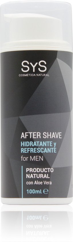 Foto: Sys aftershave balsem aloe vera mannen heren hydraterend regenererend 100ml