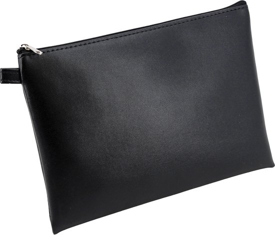 Foto: Alassio opbergetui kunstleer zwart formaat 23 x 16 cm ju 42231