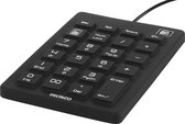 Deltaco TB-510 Siliconen Numpad - Numeriek Toetsenbord - 23 Toetsen - USB - Zwart