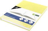 Carnet Kangaro - A5 - ligne - 160 pages - 80 grammes - couverture rigide - jaune pastel - 5 pièces - K-5381-5