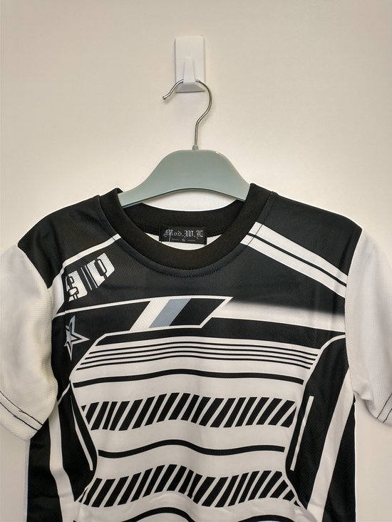 T-shirt Garçons Max blanc noir gris 110/116