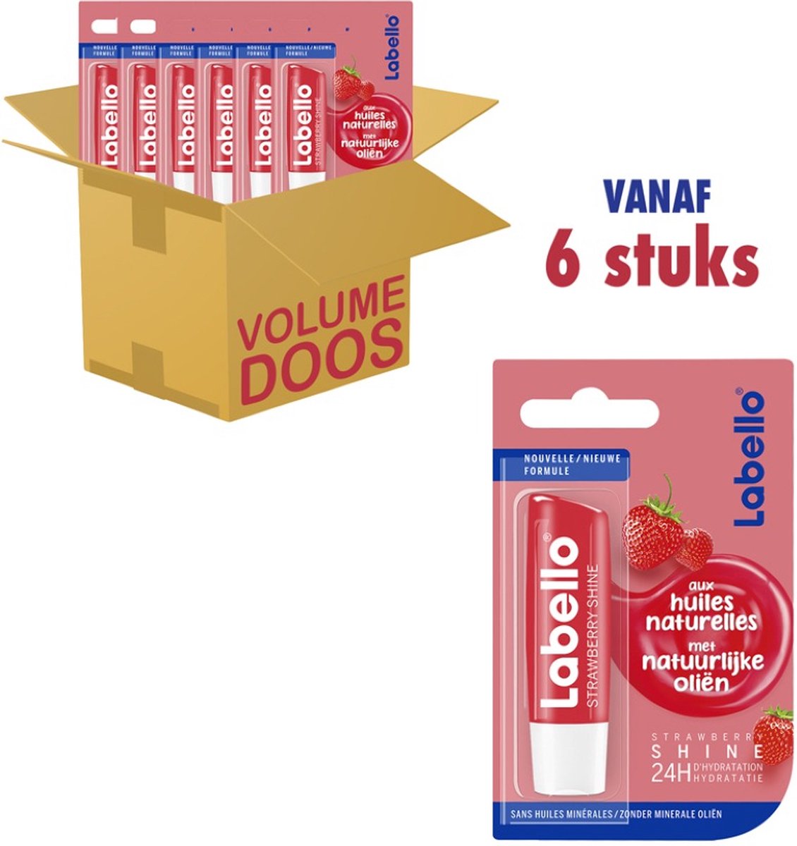 Goedkoopste Labello Lippenbalsem Aardbei