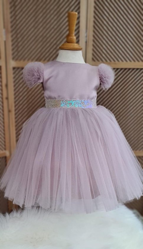 Happy Cherry Baby Girls Sleeveless Tutu Dress Tulle Birthday