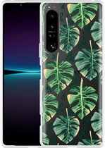 Sony Xperia 1IV Hoesje Palm Leaves Large Designed by Cazy