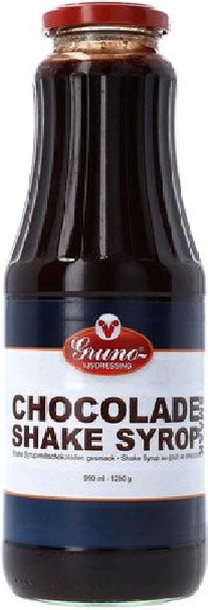 Gruno | Shake Siroop | Chocolade | 6 x 990 ml