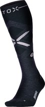 STOX Energy Socks - Skisokken voor Mannen - Premium Compressiesokken - Ski Sokken van Merinowol - Geen Koude Voeten - Geen Kramp - Snowboard Sokken - Mt 43-47