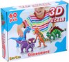 Afbeelding van het spelletje Puzzel - 3D Dinosaurus Editie - 60 stks