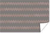 Motif de Luxe de diamants en or rose sur fond gris 30x20 cm - petit