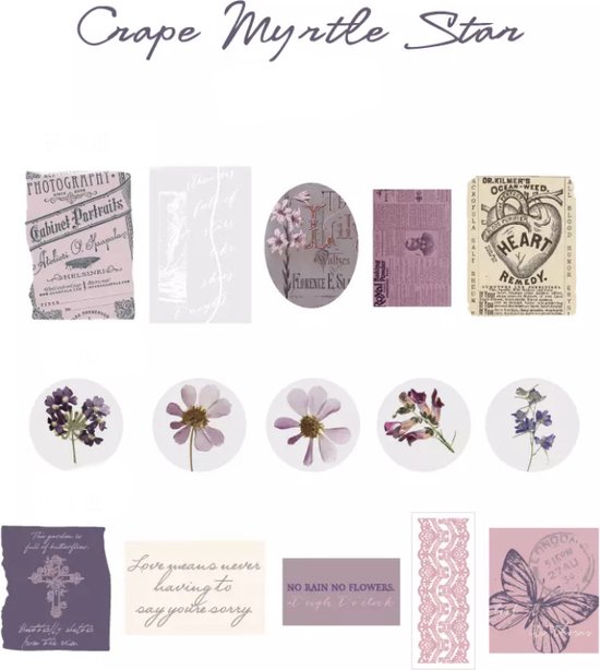 Bulletjournal set | stickers | paper scraps | scrapbooking | Crape ...