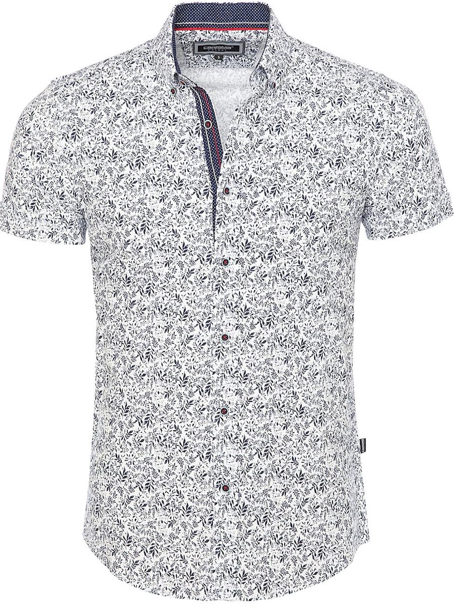 Carisma Overhemd Korte Mouw Met Motief Wit 9146 - XL