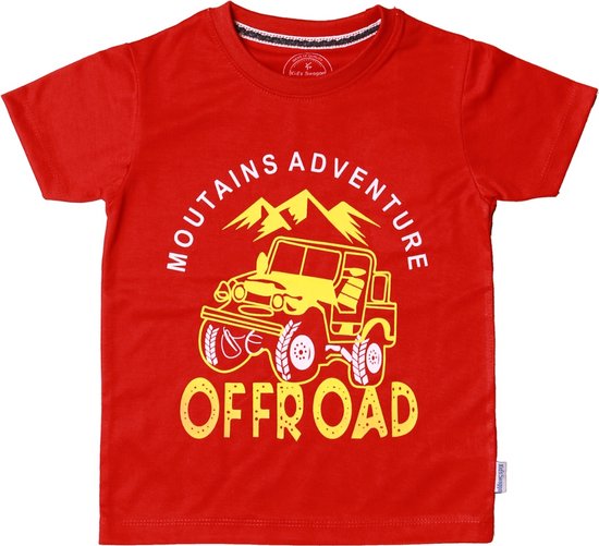 Comfort & Care Apparel | Rood Offroad T-shirt | Maat 116