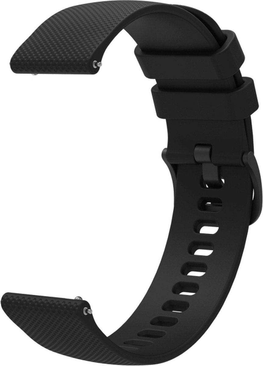 Siliconen bandje - zwart, geschikt voor Garmin Vivoactive 4 en Venu 2