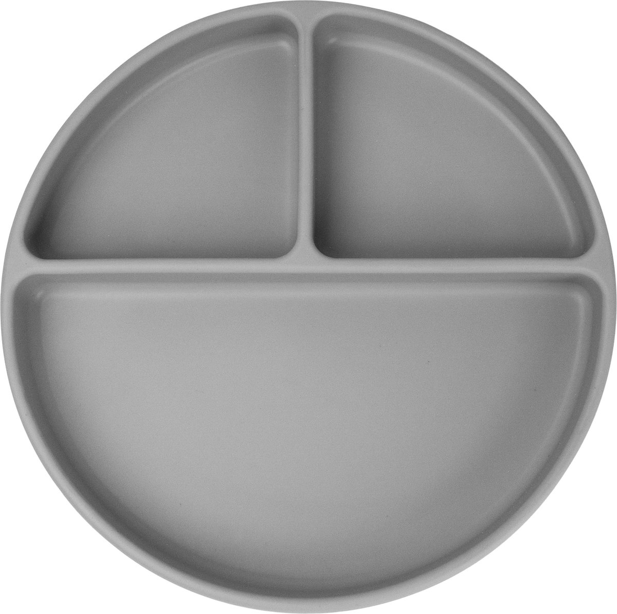 Baby - Bord Met Zuignap - Kinderservies - Kinderbord - Onbreekbaar - Grijs Baby - Bord Met Zuignap - Kinderservies - Kinderbord - Onbreekbaar - Grijs
