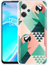 OnePlus Nord CE2 Lite Hoesje Exotic Trendy Parrots - Designed by Cazy