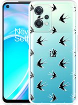 Cazy Hoesje geschikt voor OnePlus Nord CE 2 Lite - Zwaluwen