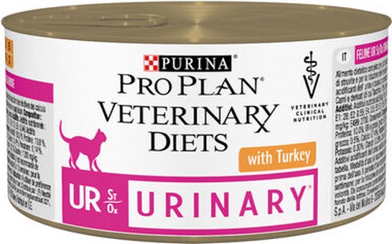 Purina Pro Plan Veterinary Diets UR Urinary Kat Blik 24 x 195 g