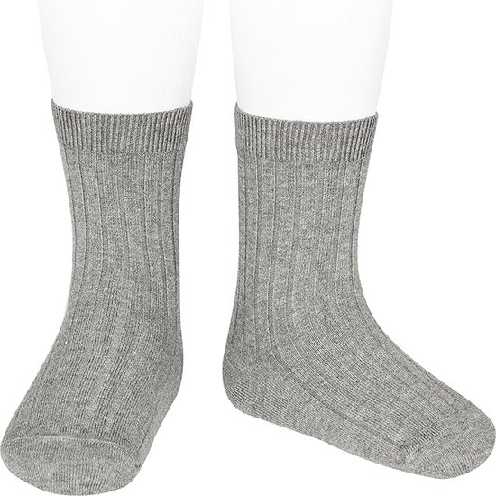 Chaussettes Condor Basic Rib | Gris | 6-12 mois (taille 0)