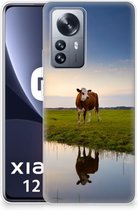 GSM Hoesje Xiaomi 12 Pro Backcase TPU Siliconen Hoesje Koe
