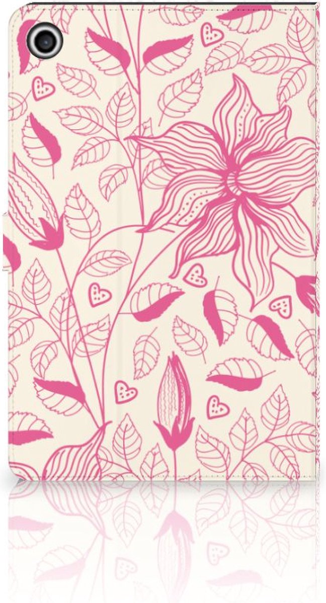 Lenovo Tab M10 Plus 3rd Gen 10.6 inch Tablet Cover Pink Flowers