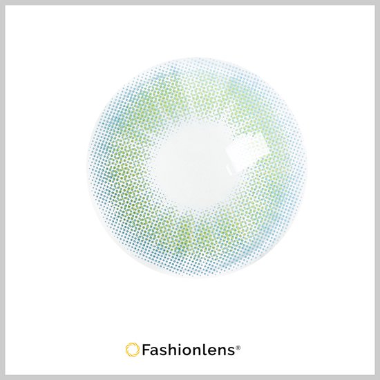 Lentilles de couleur Fashionlens® - Coco Topaz Blue - lentilles de contact bleues avec porte-lentilles