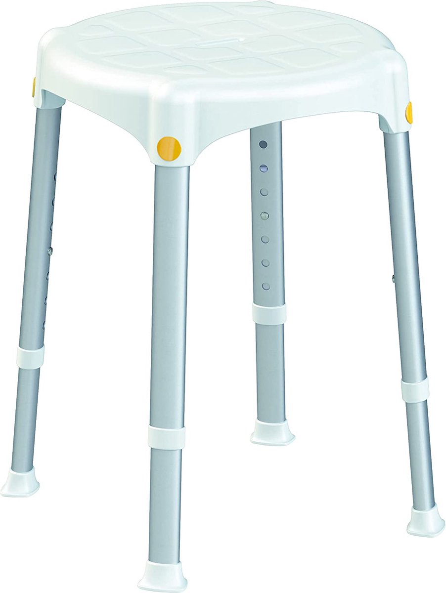 Douchekruk in hoogte verstelbaar douchestoel rechthoekig douchestoel voor senioren