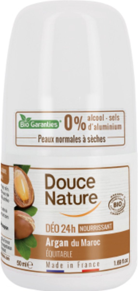 Douce Nature Deodorant roll on normale/droge huid bio 50 Milliliter