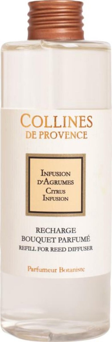 Collines de Provence Geurstokjes citrusvruchten infusie navul 200 ml