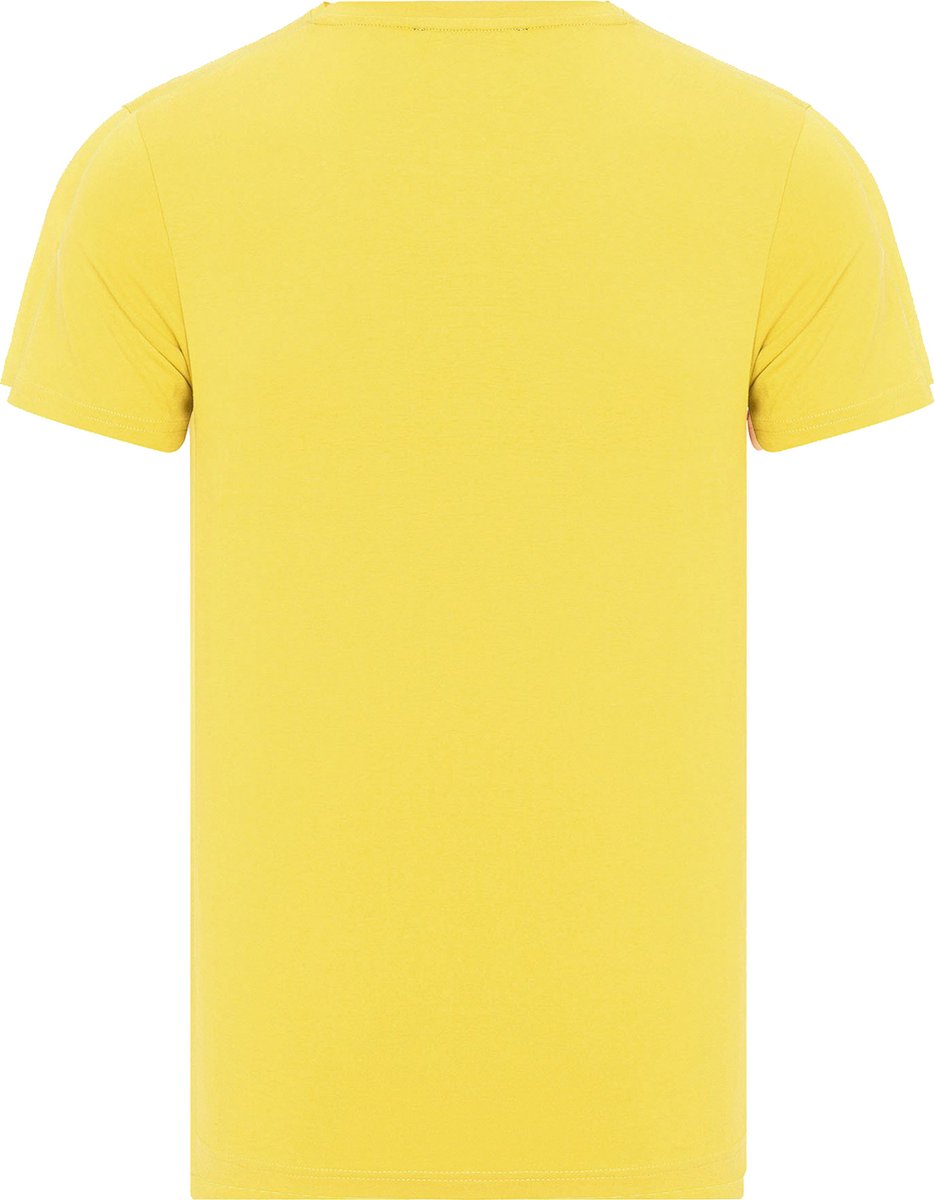 Jimmy Sanders Simone T shirt heren Geel Maat M