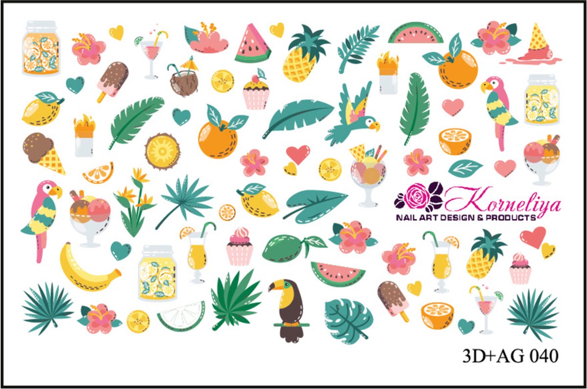 Goedkoopste Korneliya 3D AG 040 Waterdecal