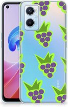TPU Bumper OPPO A96 | OPPO A76 Smartphone Hoesje Doorzichtig Druiven