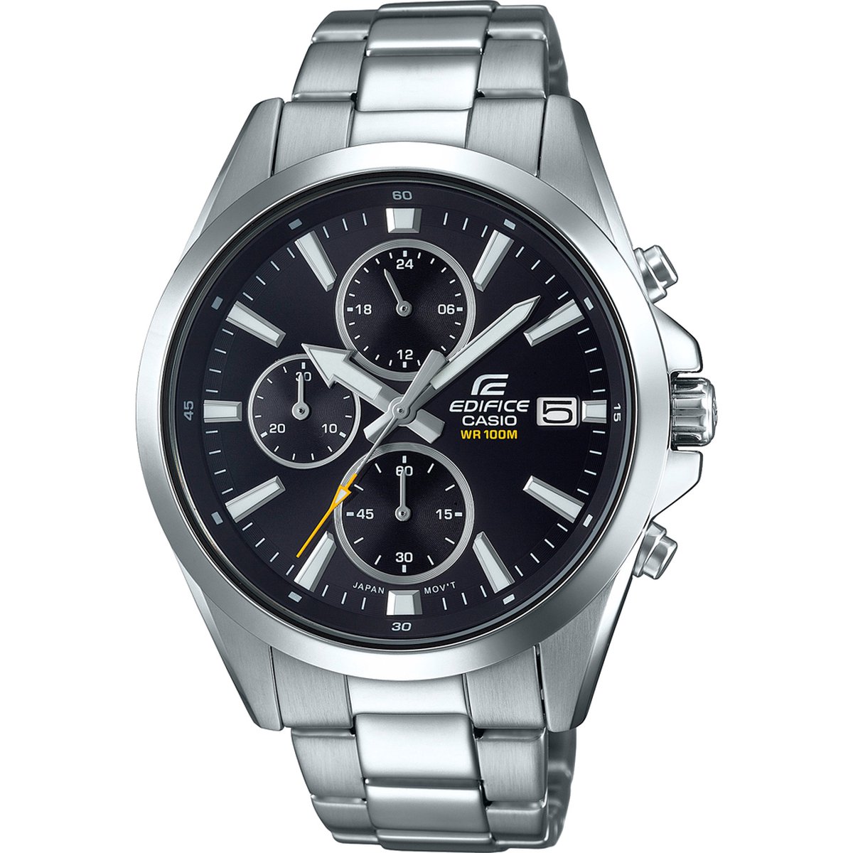 Casio Edifice EFV-560D-1AVUEF Herenhorloge 42 mm - Zilverkleurig