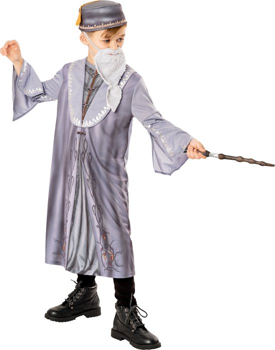 Harry Potter 4-delige Verkleedoutfit Dumbledore MAAT 134-140