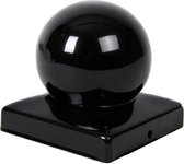 Bol.com Wovar Paalkap Zwart Bol voor 7 x 7 cm Palen | Per Stuk aanbieding