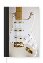Notitieboek - Schrijfboek - Doorsnede van een elektrische gitaar - Notitieboekje klein - A5 formaat - Schrijfblok