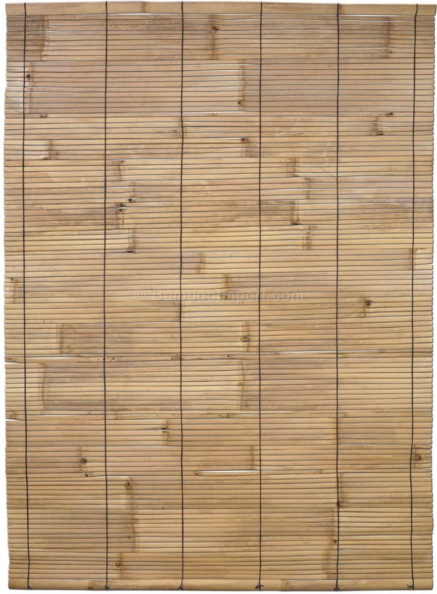 Bamboe Rolgordijn Naturel 150 x 200 cm