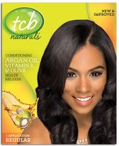 TCB Naturals Regular Conditioning No-Lye Hair Relaxer Box