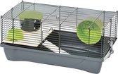 Cage pour hamster plate nature beige 58x32x26cm
