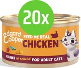 Edgard & Cooper Adult Chunks Chicken 85 gram - 20 blikjes