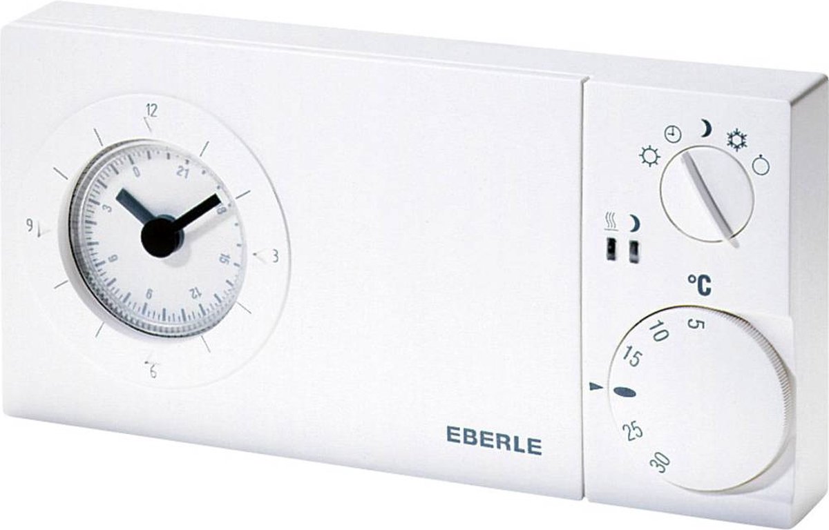 Eberle Easy 3 SW Kamerthermostaat Inbouw (in muur) Weekprogramma 5 tot 30 °C