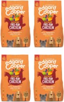 4x Edgard & Cooper Croquettes pour chien Kip - Nourriture pour chien - 2.5kg