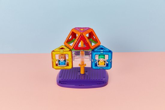Magformers Carnival Plus Set - Magnetisch Bouwspeelgoed - 48-delig - Kermis Thema - Montessori Speelgoed - 3-7 jaar