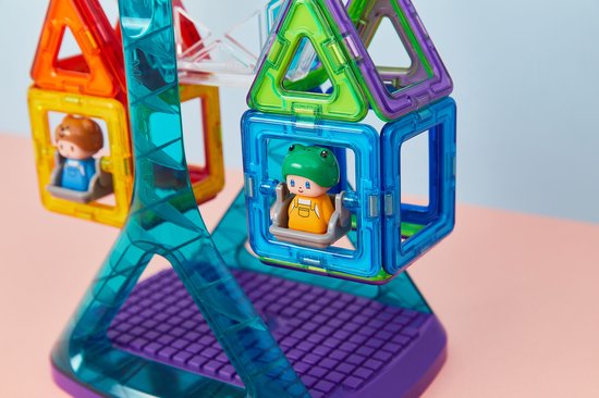 Magformers Carnival Plus Set - Magnetisch Bouwspeelgoed - 48-delig - Kermis Thema - Montessori Speelgoed - 3-7 jaar