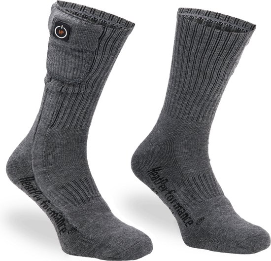 HeatPerformance® THIN - Verwarmde sokken - thermo sokken met batterijen | 35-38 | bol.com