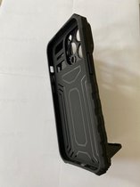 Iphone 13 pro case - telefoonhoesje met stand - bumper case - camera slide - extra protection - zwart