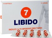 Libido7 - Erection Softgels - Erectiepillen - 15 softgels