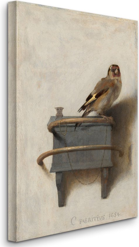 Carel Fabritius - Le chardonneret, le chardonneret Impression sur toile