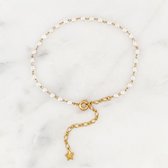 Bracelet Pearl Chain - Armband - Parels - Gold Plated