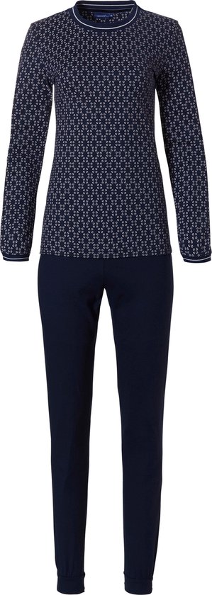 Pastunette - Blue Print - Pyjamaset - Blauw - Maat 38