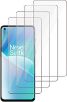 Screenprotector geschikt voor OnePlus Nord 2T - Gehard Glas Beschermglas Tempered Glass Screen Protector - 4 Stuks