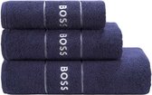 Hugo Boss handdoek - Plain - Navy - 50x100 cm